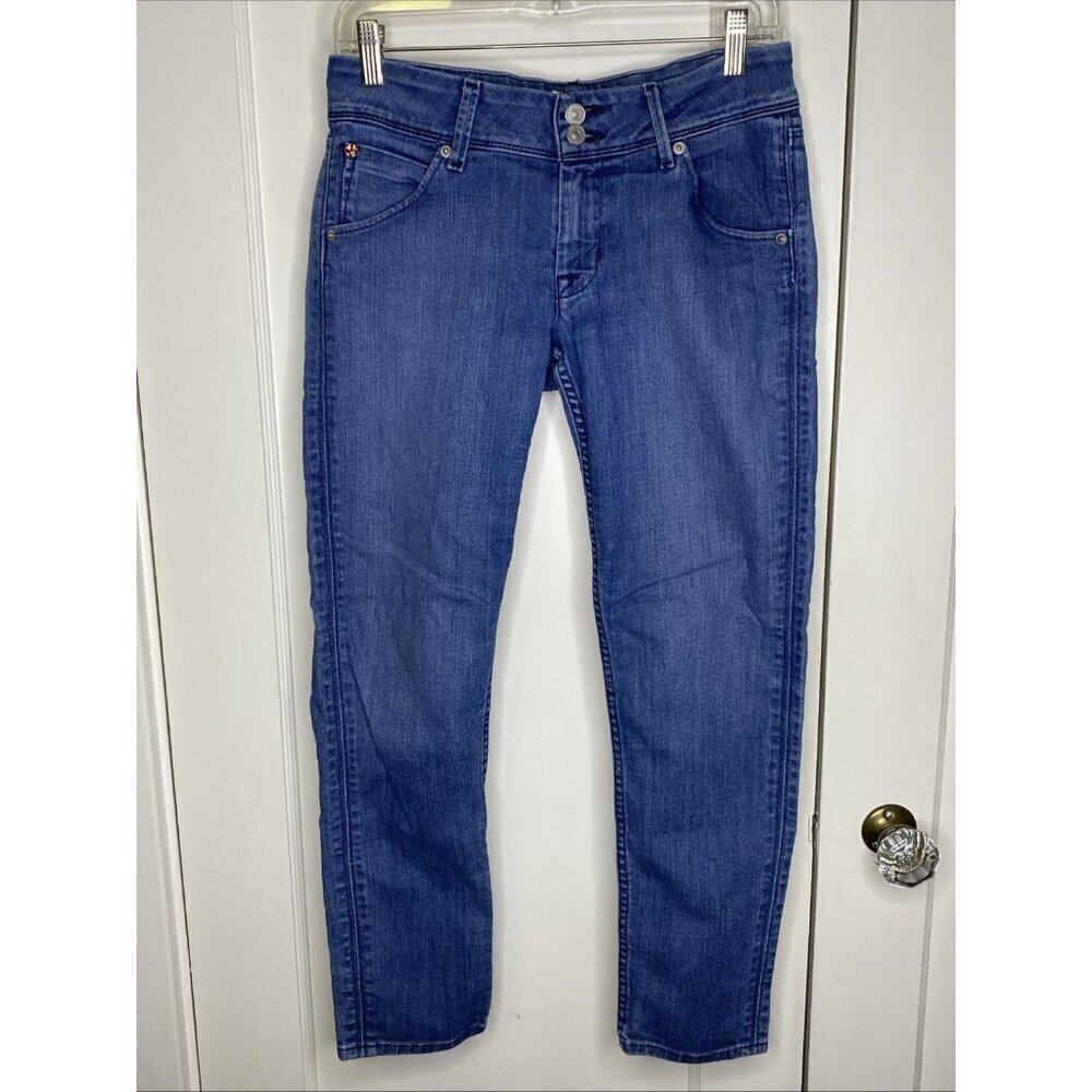 Hudson Jeans Women's Collin Flap Skinny Crop Stretch Size 27 Stretch